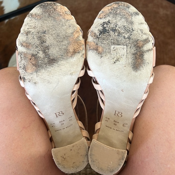 Raphaela Booz Braided Leather Heels - Picture 10 of 10